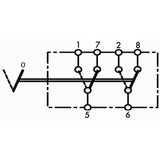 APEM - Wippschalter 2x 1 - 2 KR463AK