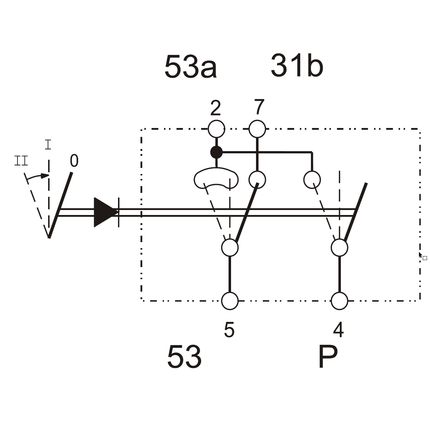 Schalter ohne Symboleinsatz