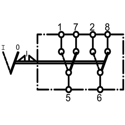 Schalter ohne Symboleinsatz - 1 - Stück ENG