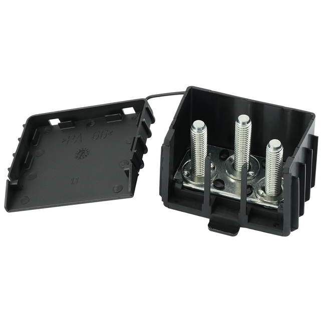 Verteilerdose mit 3 Schrauben M8