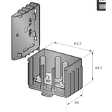 Verteildose mit 3 Schrauben 4541202