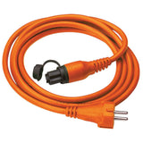 DEFA - 230 VAC Anschluss-Set 5.0 m *orange* mit Stecker/Dose 706961