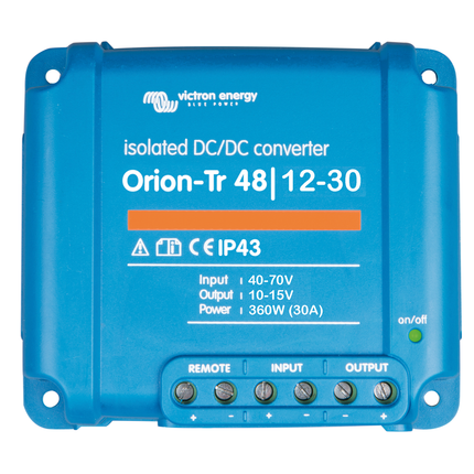Victron - Spannungswandler 48->12 V 30 A 48/12/30A - Hischier Auto AG