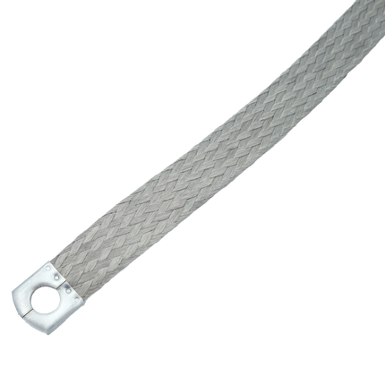 Motormasseband aus Kupfer verzinnt 40 cm