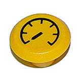 Pneutron Emblem "Tachometer gelb" 49