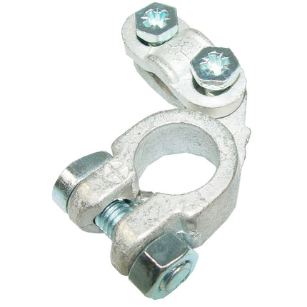 Batterieklemme links pos. +