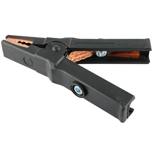 Ladezange schwarz 1000A vollisol. Masseband +