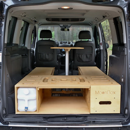 Moonbox Campingbox mit Tisch Van/Bus 119cm UV-Lack Moonbox