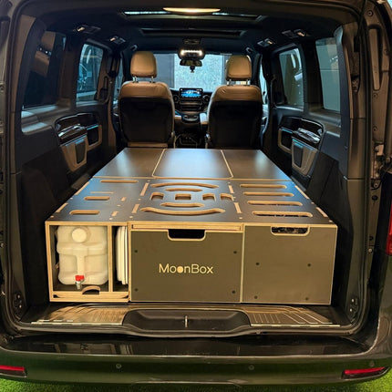 Moonbox Campingbox mit Tisch Van/Bus 119cm Modify Dunkelgrau Moonbox