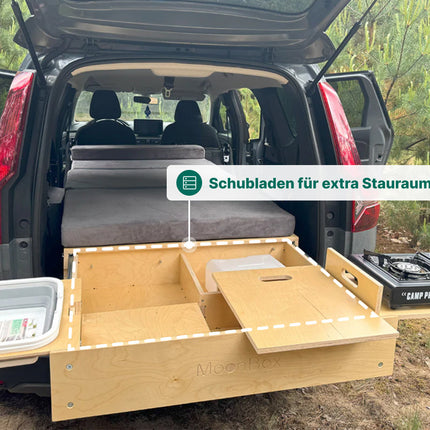 Moonbox Campingbox Minivan 91cm SLIM UV-Lack Moonbox