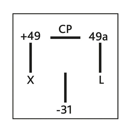 Blinkautomat 6 V 1 - 5 x 18 / 21 W