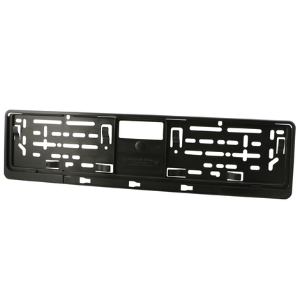 Kennzeichenhalter Wechselsystem schwarz hinten