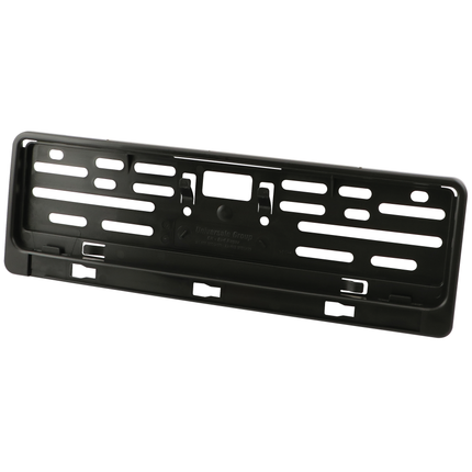 Kennzeichenhalter Wechselsystem schwarz vorne