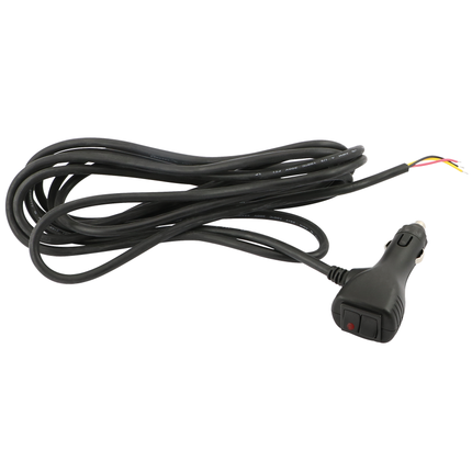 Zigarren Stecker mit Schalter, Taster und Kontrollleuchte