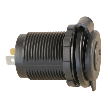 Einbausteckdose mit Deckel - 2 x USB-A