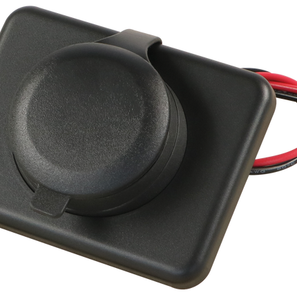 Aufbausteckdose Power 45 W mit flacher Montageplatte - 1 x USB-A und 1 x USB-C