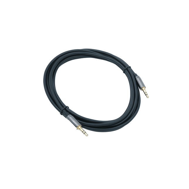 Audio-Kabel mit 2 x 3.5 mm Jack-Stecker männ.