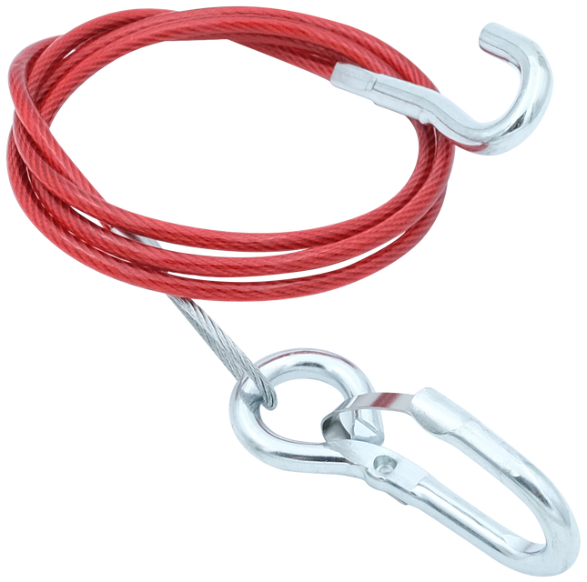 Abreissseil mit Federhaken für Anhänger