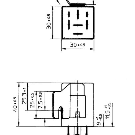 Wehrle Kraftstoffpumpenrelais