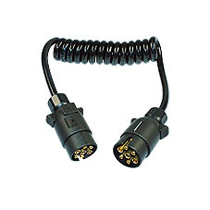 Spiralkabel 1.5m mit 7-Pol. Stecker 5501/1.5 - Hischier Auto AG