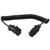 Spiralkabel-Verlängerung 3.5 m mit 7-pol Stecker + Dose 5501/3.5V