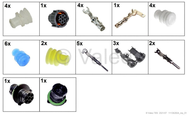 ET Gegenstecker-Kit, Thermo plus Standard rund / wasserdicht -