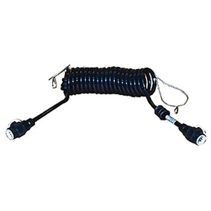 Spiralkabel 13-pol. 4.5m mit Stecker 24V