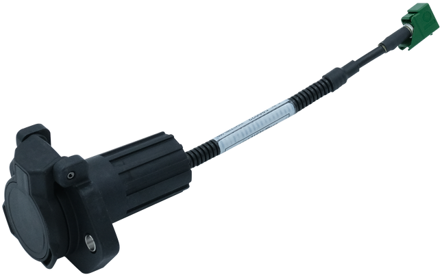 1-pol Coaxial Dose HD-RF mit Kabel und Fakra-Stecker