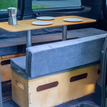 Moonbox Campingbox mit Tisch Van/Bus 119cm UV-Lack Moonbox
