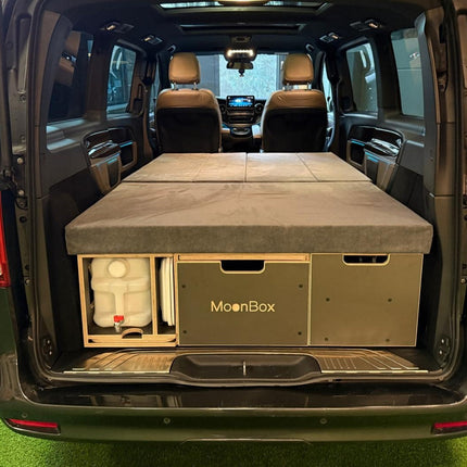 Moonbox Campingbox mit Tisch Van/Bus 119cm Modify Dunkelgrau Moonbox