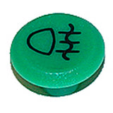 Pneutron Emblem "Nebellampe grün" 60