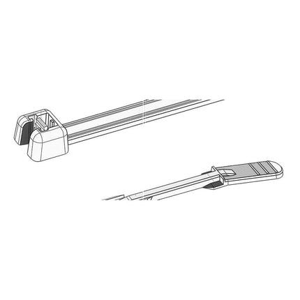 Q-Tie Kabelbinder 105x2.6mm schwarz - 600041szQ - 100 - Stück Diverse