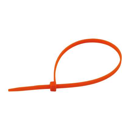 Kabelbinder 3.4 x 210 mm mit KU-Zunge, orange