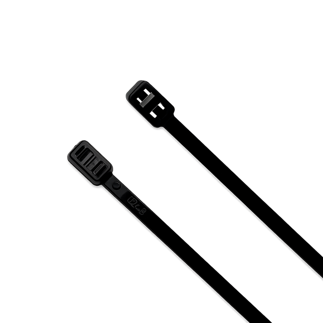 Kabelbinder zur Parallelführung 4.8 x 370 mm, schwarz