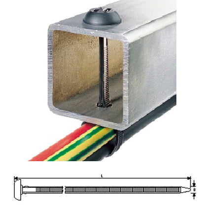 Chassis-Kabelbinder 7.6 x 375 mm sz.