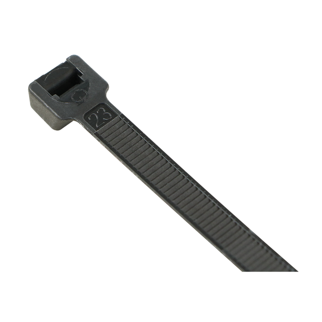 Kabelbinder 7.5 x 450 mm, sz, Rillen bis Kopf 600048sz/R - Hischier Auto AG