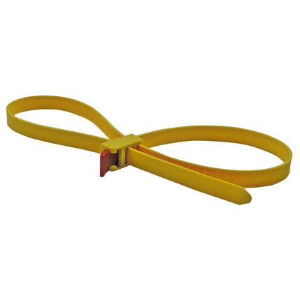 Lösbare Kabelbinder 13 x 750 mm gelb 600050ge/lb - Hischier Auto AG