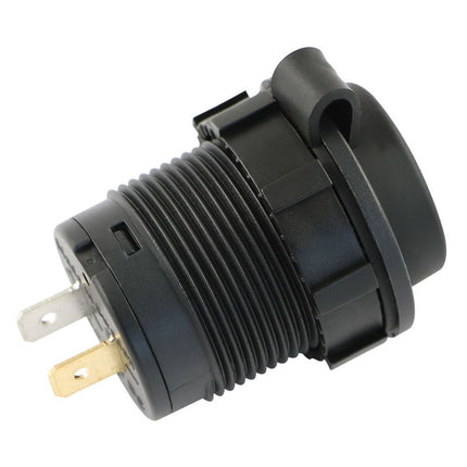 Einbausteckdose mit Deckel - 2 x USB-A