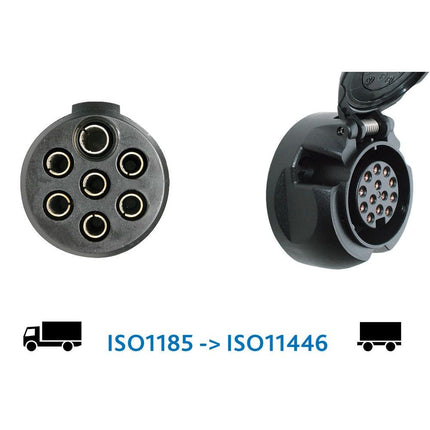 Spannungswandler-Adapter 7->13-pol.