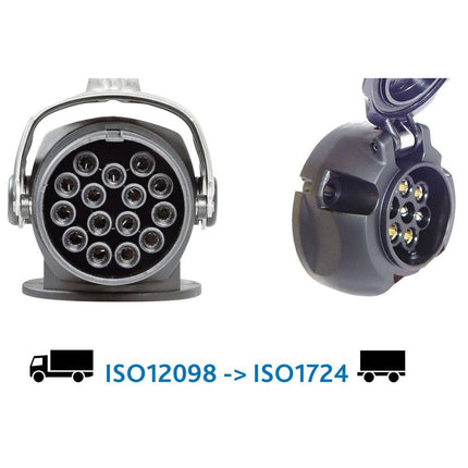 Spannungswandler-Adapter 15->7-pol.