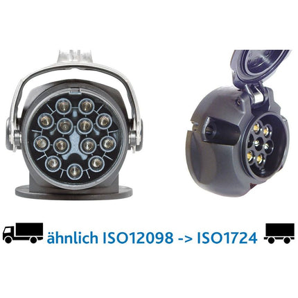 Spannungswandler-Adapter 13->7-pol.