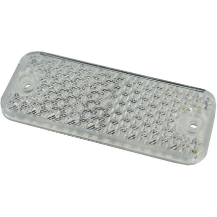 Rückstrahler 2 Stk. 37x95 mm weiss - 1 - Stück Diverse