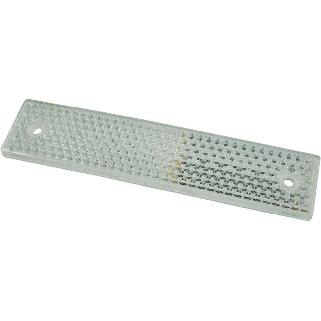 Rückstrahler 180x40 weiss selbstkl