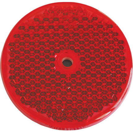 Roscho Rückstrahler 80mm rot selbstkl.