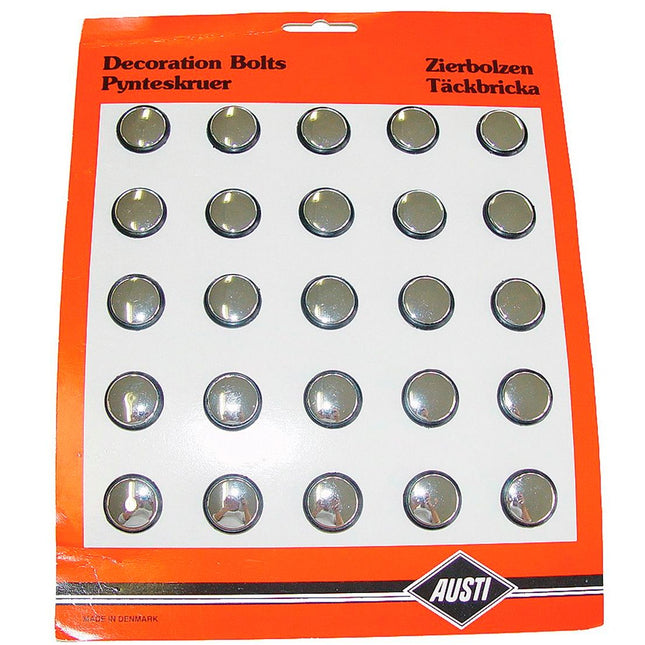 Abdeckschrauben verchr. 18mm 6/18chr