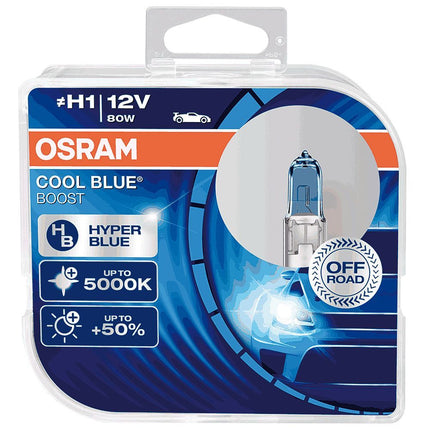 2 x Osram Glühlampen H1 12V 80W CBB 62150CBB/HCB