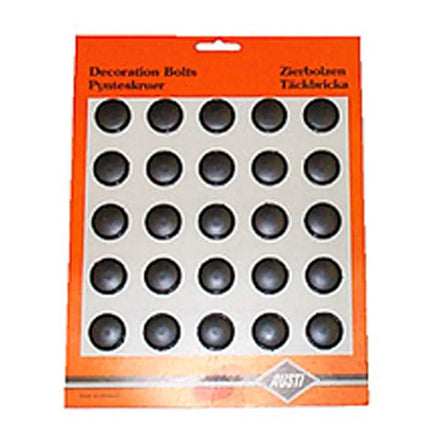Abdeckschrauben 2 Stk ø22mm schwarz - 1 - Stück Diverse