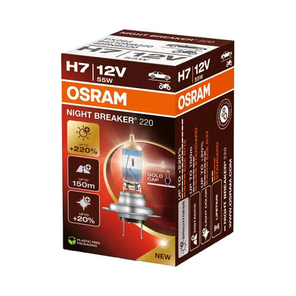 Osram Night Breaker 220 H7 12 V 55 W - 1 - Stück Diverse