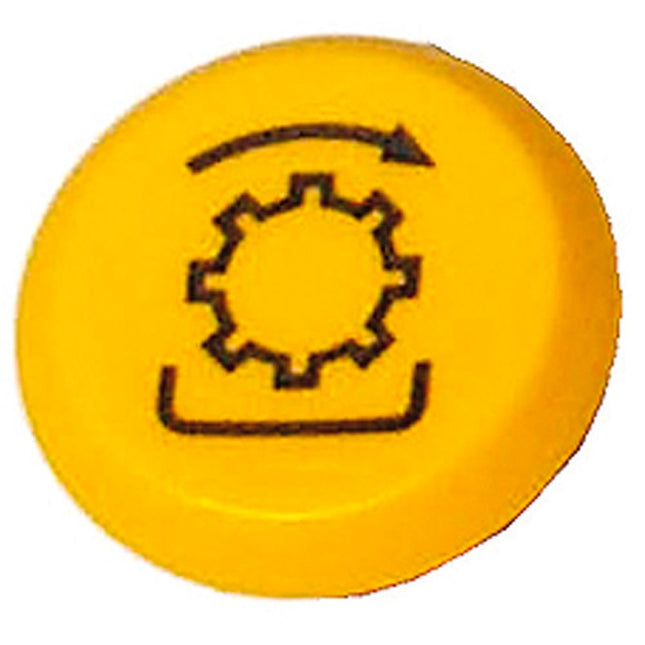 Pneutron Emblem "Zapfwelle gelb" - 64ge - 1 - Stück Pneutron