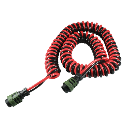 Spiralkabel 2 x 35 mm2 mit Nato-Stecker